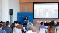 Dr. Irobunda presenting at an event